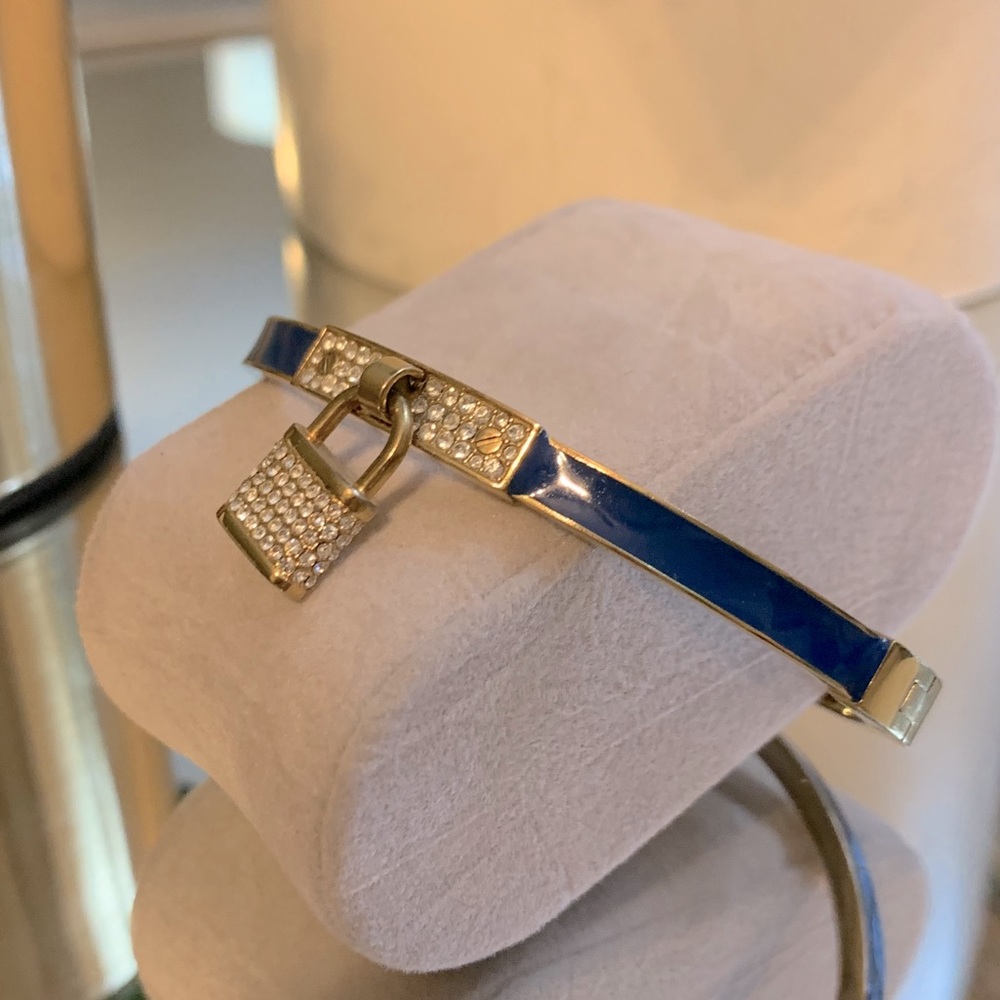 Navy blue and gold Michael Kors bracelet